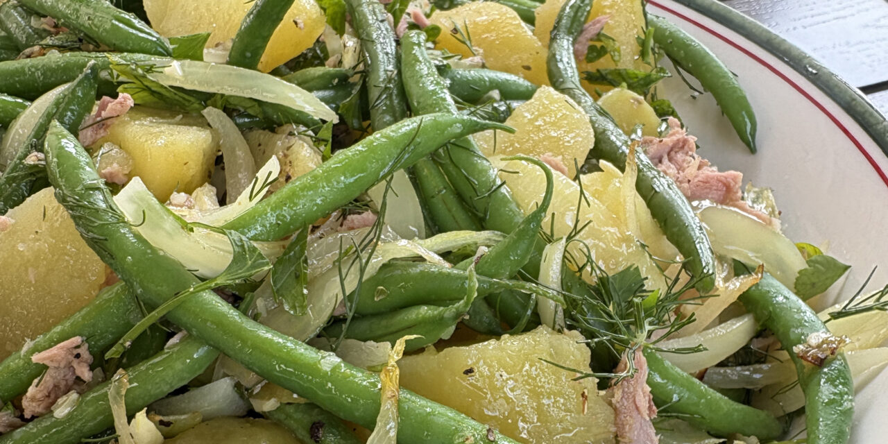 L’insalata di Patate, Fagiolini e Tonno